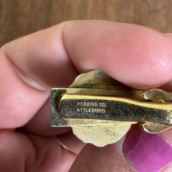 Boys Scouts of American BSA 20 Years Silver Tone Tie Clip‎ Robbins Co Attleboro - Picture 5 of 5